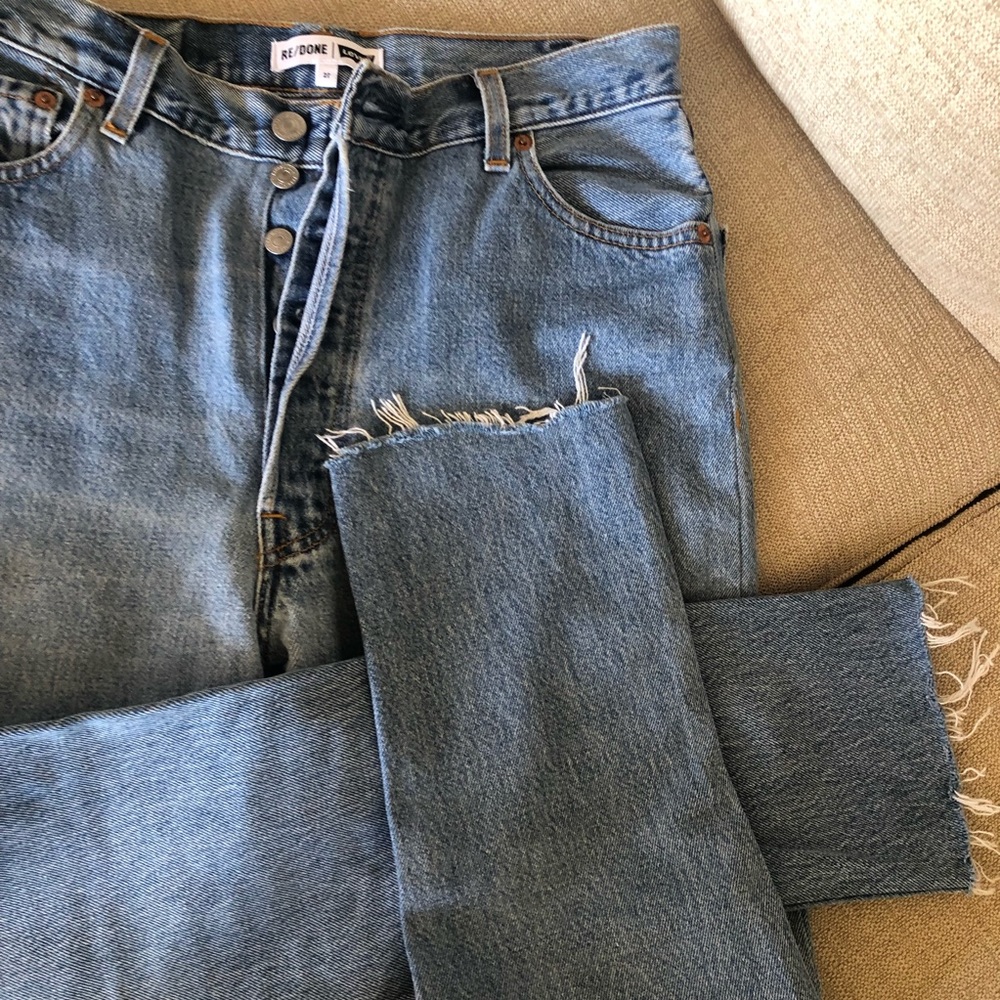 SALE💵RE/DONE highwaist crop jeans